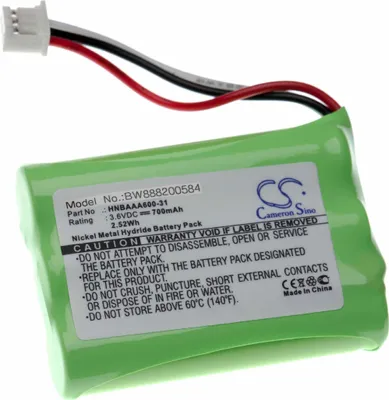 Produktbild von vhbw Akku Ersatz für Huawei HNBAAA600-31 für schnurlos Festnetz Telefon (700 mAh, 3,6 V, NiMH)