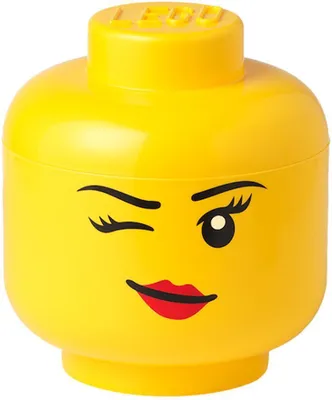 Produktbild von LEGO Storage Head Small Aufbewahrungsbox Kopf klein Mädchen