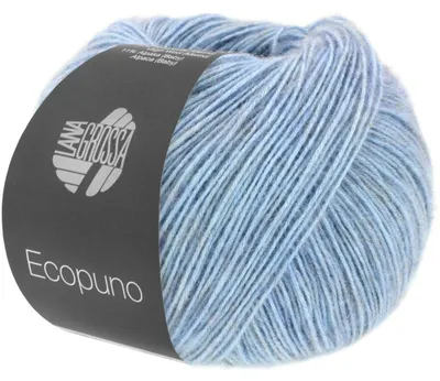 Produktbild von Lana Grossa - Ecopuno 0075 helles jeansblau