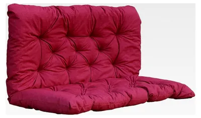 Produktbild von Set mit 1 Sitzkissen - 120 x 98 x 8 cm - Rot