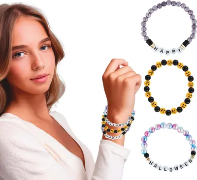 Produktbild von SET mit 3 Halloween Armbändern
