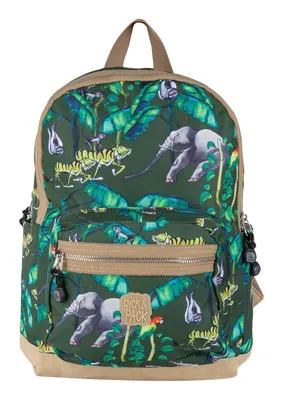 Produktbild von Pick & Pack Rucksack Happy Jungle M Bambus Tiermotiv Kinderrucksack