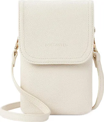 Image de BOSTANTEN Petit sac pour téléphone portable Cuir synthétique Femme Sac à bandoulière Beige
