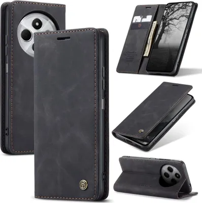 Produktbild von Xiaomi Redmi 14C Hülle - CaseMe 013 Klapphülle - Schwarz