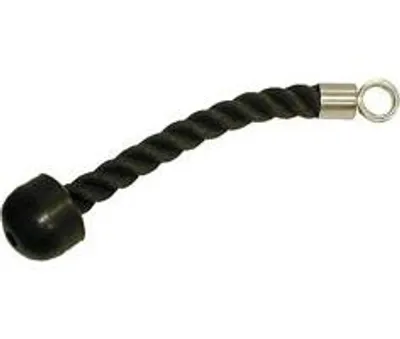Produktbild von Muscle Power Triceps-Seil Schwarz 37 cm Nylon