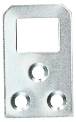 Imagen del producto de Soportes para armarios KOTARBAU, 40 x 25 x 1,2 mm, galvanizados en color plateado