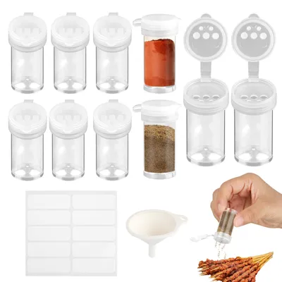 Produktbild von 10 stück Mini Salzstreuer, 5ml Salzstreuer Klein mit 5 Löchern und Deckel, Mini