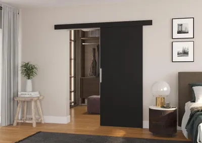 Obrázek produktu pro Interiérové posuvné dveře 86 cm DABTIS - černé