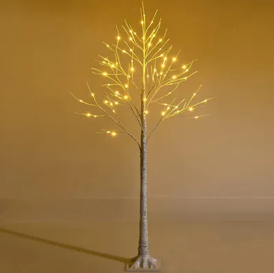 Produktbild von COSTWAY 150cm LED künstlicher Weihnachtsbaum mit warmweißen LED-Leuchten