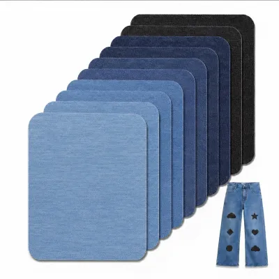 Bügelpatches 10 Stück 9,5x12,5 cm für Kleidungsreparatur