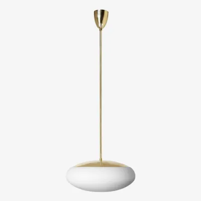 Produktbild von LUCIS Pendelleuchte DAPHNE ZT 21,3W LED 4000K Glas Messing Opal ZT.L6.D450.84