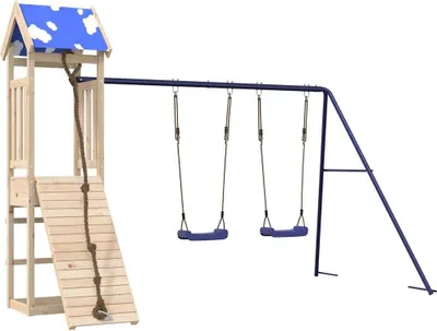 Produktbild von vidaXL Spielturm Massivholz Kiefer