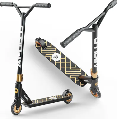 Produktbild von Apollo Stunt Scooter - Genius Pro 4.0 - Kinder Scooter mit ABEC 9 Kugellager - Trick Roller, Tretroller,  Stuntroller