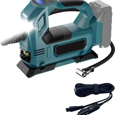 Obrázek produktu pro Bezdrátová elektrická vzduchová pumpa, duální napájení, inteligentní automatické vypnutí, včetně 1 baterie