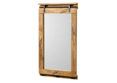 Produktbild von MASSIVMOEBEL24.DE Spiegel Mango 65x6x110 natur lackiert RAILWAY #183