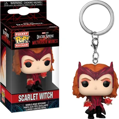 Produktbild von Doctor Strange in the Multiverse of Madness - Scarlet Witch - Schlüsselanhänger Funko Pocket POP! Keychain