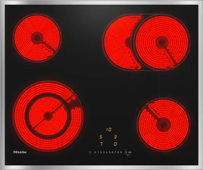 Produktbild von Miele KM 6521 FR, Schwarz, Integriert, 61 cm, Keramik, Glaskeramik, 4 Zone(n)