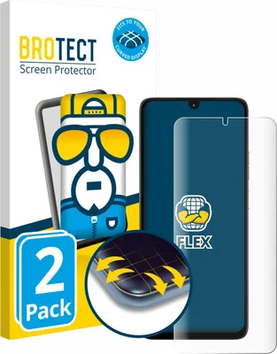 Produktbild von 2x BROTECT Fullscreen Schutzfolie für Motorola Moto G06 Power Displayschutz Folie Fullcover Klar Transparent