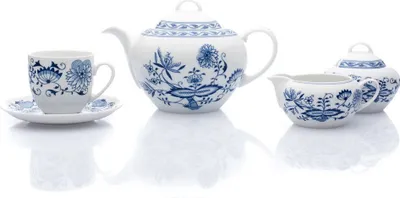 Produktbild von Thun 1794 Saphyr, Teeservice, Zwiebel, tschechisches Porzellan, Thun, 15 d.