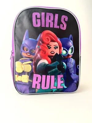 Produktbild von Lego Batman Girls Rule Kids Backpack Kinderrucksack Schultasche
