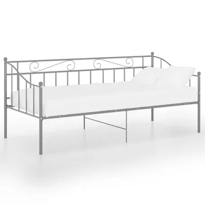 Zdjęcie produktu dla Rama sofy, szara, metalowa, 90x200 cm