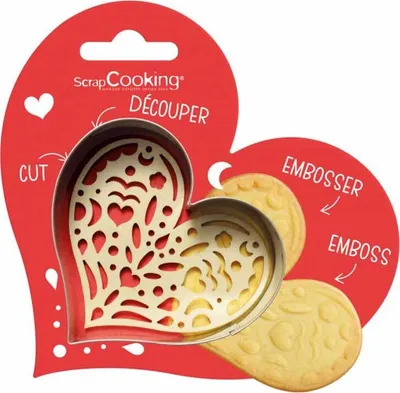 Immagine prodotto di Set di biscotti a forma di cuore