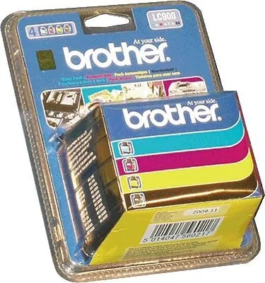 Produktbild von Brother LC-900VALBPDR, Schwarz, Cyan, Magenta, Gelb, Multipack