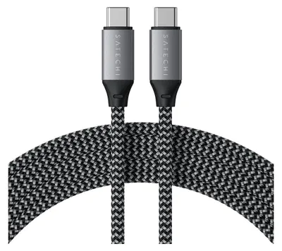 Imagen del producto de Cable de carga Satechi, conector Type-C a Type-C, 100W