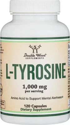 Immagine prodotto di Double Wood Supplements | L-Tirosina 500 mg