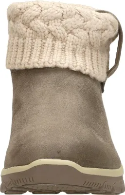Produktbild von Skechers Enkellaarsjes Plat Enkellaarsjes Plat - Taupe - Maat 37