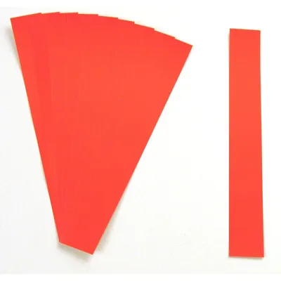 Produktbild von Einsteckkarten für 9,5mm Einsteckschiene 40x7,5mm VE=420 Stück rot