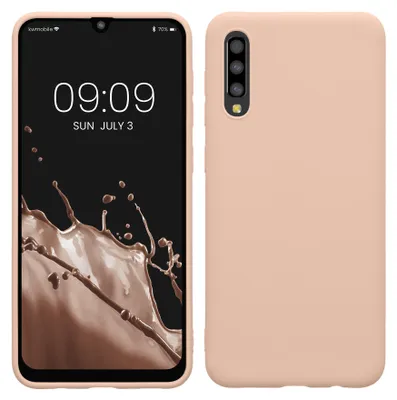 Produktbild von kwmobile Handyhülle für Samsung Galaxy A50 Hülle - TPU Case - Kabelloses Laden - Schutzhülle Cover in Coconut Swirl