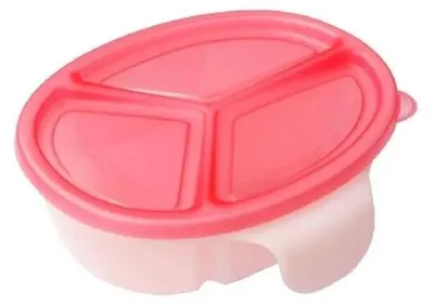 Image de Boîte de conservation alimentaire rose - edisonMAMA