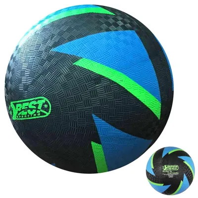 Image de Best Sporting Barefoot Football Glow in The Dark I Ballon léger taille 5 I Ballon de sport noir et bleu I Kickball lumineux I Ballon de jeu pour enfant en PVC