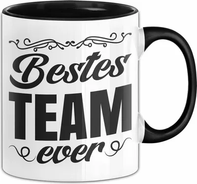 Produktbild von Bestes Team Tasse Geschenk Mitarbeiter Teamgeist Geschenkidee Team Geschenkideen (Schwarz)