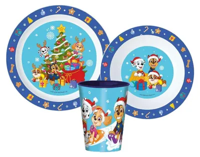 Image de Set de vaisselle de Noël Holiday, set en microplastique, avec mug 260 ml