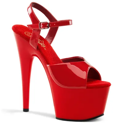 Produktbild von ADORE-709 Damen Sandale von Pleaser, Rot Rot , EU 42, US 12