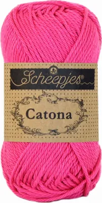 Produktbild von Scheepjes Catona 10g (114) - Shocking Pink