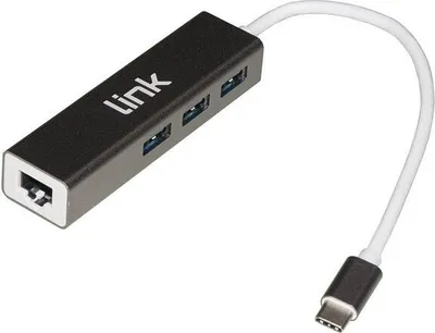 Immagine prodotto di Hub Link Usb-C 3 Porte Usb 3.0 + Gigabit