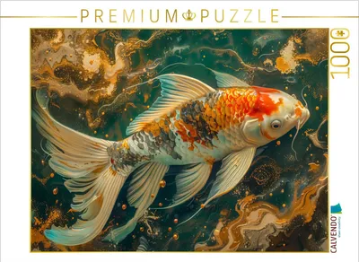 Produktbild von CALVENDO Puzzle Koi | 1000 Teile Lege-Größe 64x48cm Foto-Puzzle für glückliche Stunden