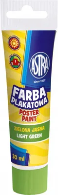 Produktbild von Astra Plakatfarbe Grüne Tubenfarbe Schulmalerei 30ml