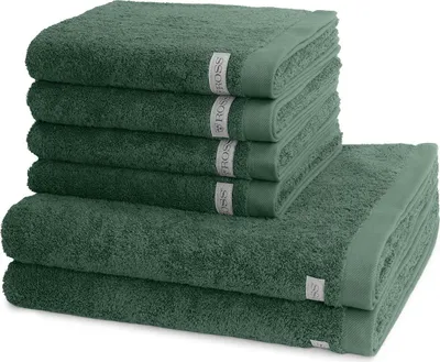 Produktbild von Ross Sinfonie 4 X Handtuch 2 X Duschtuch im Set Hochwertiger Walkfrottee für höchsten Komfort, Flauschiger Griff für angenehmes Hautgefühl, Elegante Bordüre für stilvolle Akzente