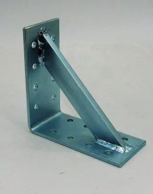 Produktbild von Winkel feuerverzinkt 150x150x70mm verstärkt Schwerlast Träger Schienenkonsole