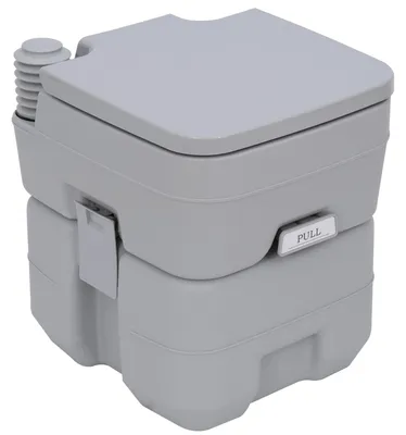 Produktbild von Outsunny Campingtoilette, 20 L Mobil-WC, Camping-WC mit Spül- und Abwassertank