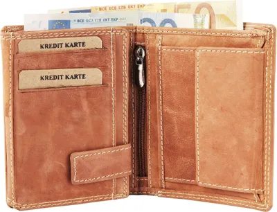 Produktbild von Akzent Echt Leder Geldbörse