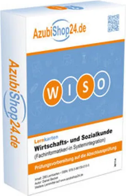 Image de AzubiShop24.de Lernkarten Wirtschafts- und Sozialkunde (Fachinformatiker-in Systemintegration)