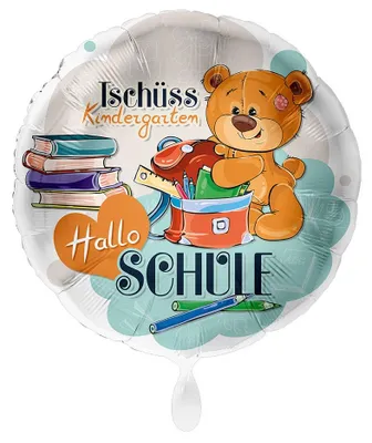 Produktbild von Folienballon - Tschüss Kindergarten und Hallo Schule
