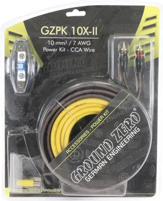 Zdjęcie produktu dla Ground Zero GZPK 10X-II Kabelset