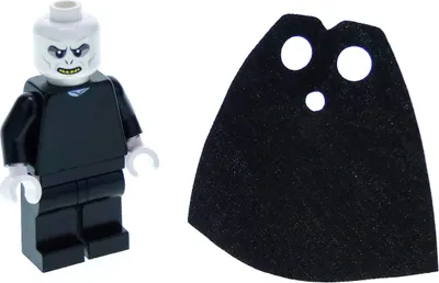 Produktbild von 1x Lego Minifigur Harry Potter Voldemort schwarz grün 4842 4865 973pb0738 hp098