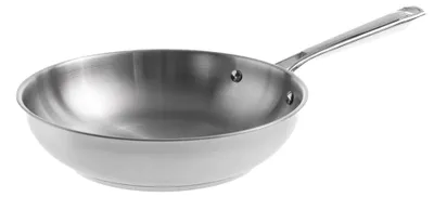 Bratpfanne Edelstahl 18/10, Ø 24 cm, Höhe 6 cm, induktionsgeeignet